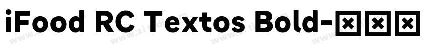 iFood RC Textos Bold字体转换